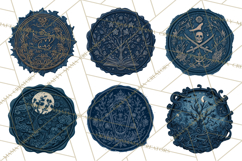 Halloween Wax Seal Clipart PNG Mini World Clip Art Product Image 2