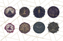 Halloween Wax Seal Clipart PNG Mini World Clip Art Product Image 7