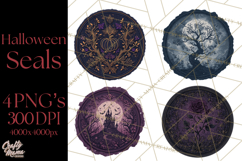 Halloween Wax Seal Clipart PNG Mini World Clip Art Product Image 1