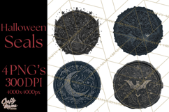 Halloween Wax Seal Clipart PNG Mini World Clip Art Product Image 1