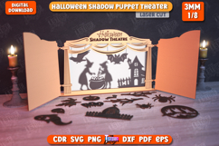 Halloween Shadow Puppet Theater Laser Cut, Spooky Story Time Product Image 1