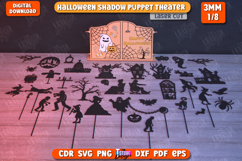 Halloween Shadow Puppet Theater Laser Cut, Spooky Story Time Product Image 3