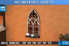 Mystical Shelf Laser Cut| Crystal Shelf Display |Altar Shelf Product Image 1