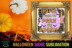HALLOWEEN SIGNS SUBLIMATION