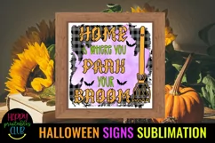 HALLOWEEN SIGNS SUBLIMATION 