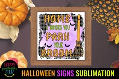 HALLOWEEN SIGNS SUBLIMATION 