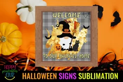 HALLOWEEN SIGNS SUBLIMATION-HALLOWEEN DOOR SIGNS-HALLOWEEN PORCH SIGNS SUBLIMATION