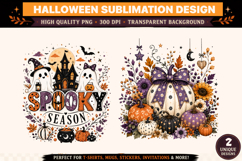 Halloween Sublimation Design,Halloween png,Spooky Season png Product Image 1