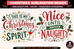 Christmas PNG | Christmas Spirit PNG Product Image 1