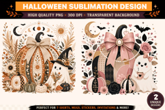 Halloween PNG | Pumpkin png | Halloween Sublimation Design Product Image 1