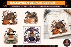 Halloween clipart,Autumn Halloween clipart,Halloween png Product Image 1