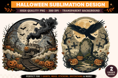 Halloween PNG | Halloween Raven PNG Product Image 2