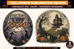 Halloween PNG | Haunted House &amp; The Night Is Young Halloween Product Image 2