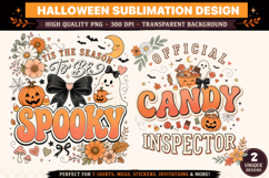 Official Candy Inspector Sublimation |Halloween png Product Image 1