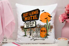 Halloween Skeleton Pumpkin PNG Spooky Season Creepy with Me Product Image 3