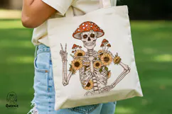 Halloween Skeleton Pumpkin PNG Spooky Season Creepy with Me Product Image 5