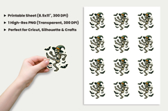 Halloween Sticker, Skeleton Sticker, Dancing Skeleton PNG, Skeleton Bats Sticker, Halloween PNG, Spooky Sticker Design, Gothic Halloween Sticker, Printable Halloween Stickers, Cricut Halloween Design, Halloween Sublimation