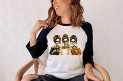 Skeleton Friends PNG, Halloween Coffee Besties Design Product Image 3
