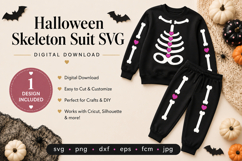 Girl skeleton with hearts, costume for girls svg, Product Image 3
