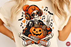 Trending Halloween Skeleton PNG, Spooky Season Png Product Image 1
