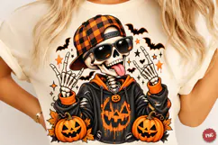Trending Halloween Skeleton PNG, Spooky Season Png Product Image 1