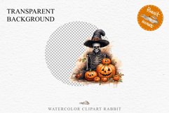 Halloween Skeleton Pumpkin Spooky Clipart PNG Scrapbooking Fairy Tale Art Image Watercolor Transparent Print illustration sublimation creepy printable digital watercolor Skeleton Pumpkin clipart, spooky nursery, Creepy halloween decoration art image