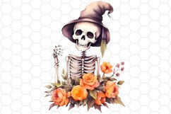 Halloween Skeleton Sublimation Cliparts 