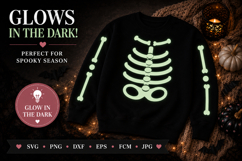 Halloween Kids skeleton costume SVG cut file Product Image 2