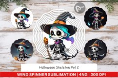 Wind Spinner Halloween Skeleton Product Image 1