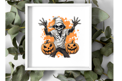 Spooky Halloween Clipart - 10 Skeleton Transparent PNGs Product Image 4