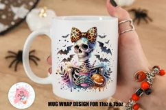 Halloween Pumpkin Mug Wrap For 11 oz and 15 oz, 3d Mug, Halloween Png