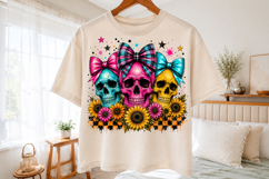 Halloween Skull Neon Png,Halloween Spooky Season Png Product Image 2
