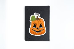 Halloween Pumpkin sticker Bundle, Halloween Stickers Product Image 2