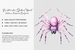 spider watercolor sublimation png