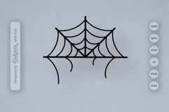 Halloween Spider Web SVG Product Image 2