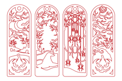 Halloween Spiders Laser Cut Bookmarks Product Image 3