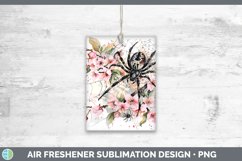 GorgeousHalloween Spiderweb Flowers Air Freshener design.