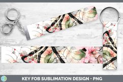 GorgeousHalloween Spiderweb Flowers Key Fob design.