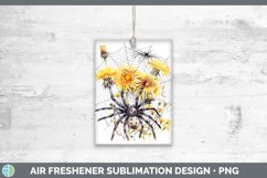 GorgeousHalloween Spiderweb Flowers Air Freshener design.