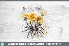 GorgeousHalloween Spiderweb Flowers Wind Spinner design.