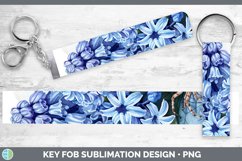 GorgeousHalloween Spiderweb Flowers Key Fob design.