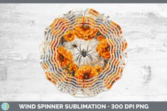 GorgeousHalloween Spiderweb Flowers Wind Spinner design.