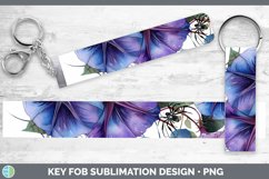 GorgeousHalloween Spiderweb Flowers Key Fob design.