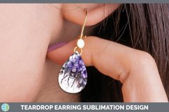GorgeousHalloween Spiderweb Flowers Teardrop Earrings design.