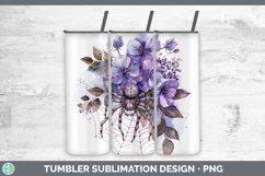 GorgeousHalloween Spiderweb Flowers Tumbler design.