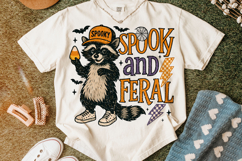 Spooky And Feral Raccoon PNG, Halloween PNG, Funny Halloween Product Image 5