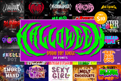 Halloween Spooky Pop! Font Bundle Product Image 1