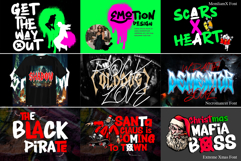 Halloween Spooky Pop! Font Bundle Product Image 4
