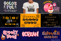 Halloween Spooky Pop! Font Bundle Product Image 7