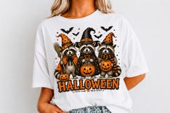 Halloween Spooky Raccoon Png,Trendy Halloween Shirt Design Product Image 3
